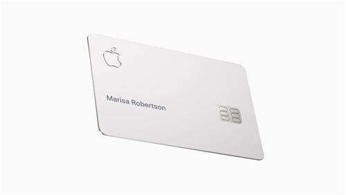 Apple Card信用卡实物照片曝光