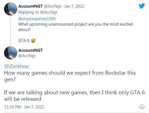 传R星目前开发的新作品只有《GTA6》 将于2023年发售