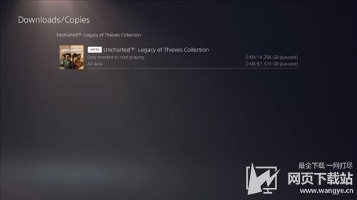 PS5版《神海：盗贼传奇合集》预载开启 容量67.319G