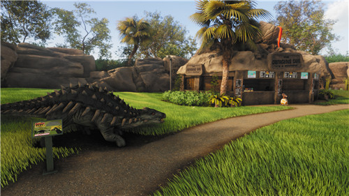《割草模拟器》新DLC预告片 在恐龙脚下割草
