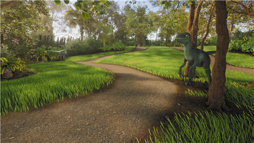 《割草模拟器》新DLC预告片 在恐龙脚下割草